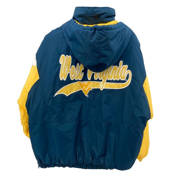 Vintage WVU Mountaineers Hooded Stadium Jacket - Picture 2 of 13